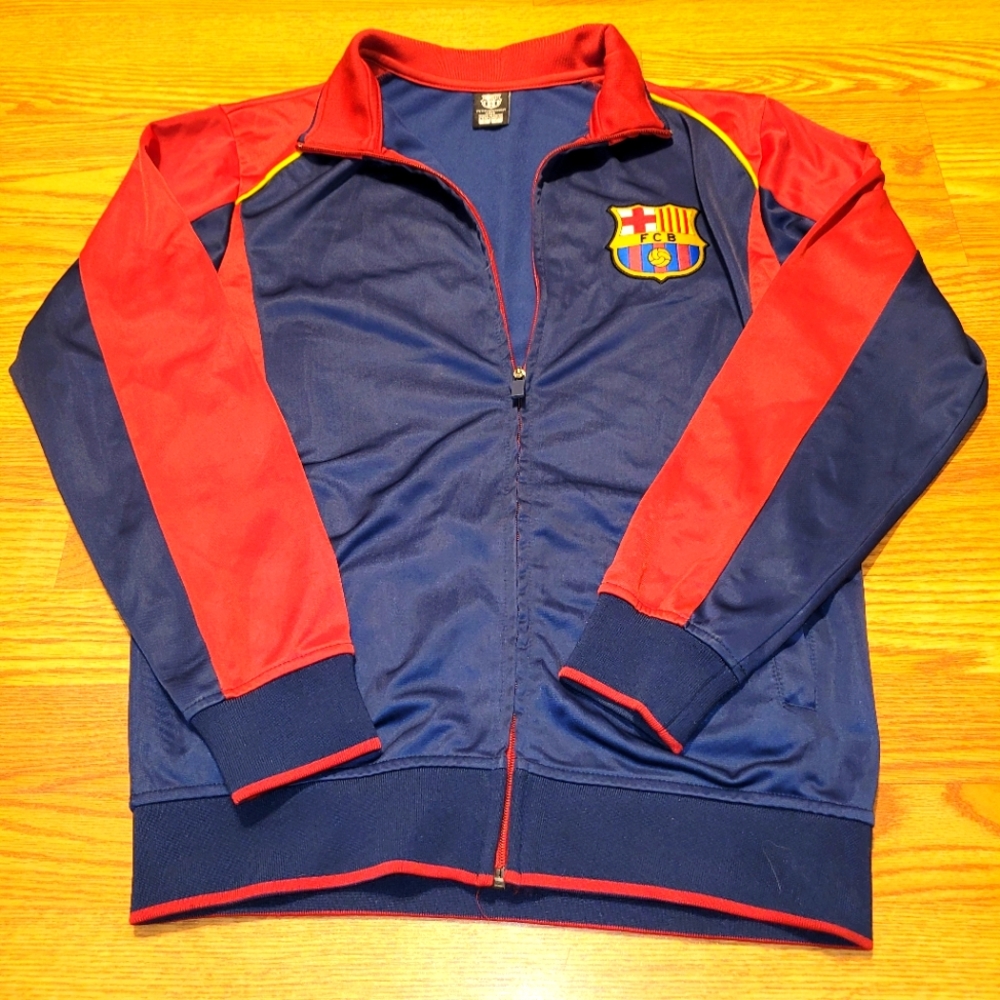 Fc Barcelona Jacket Size Small Euc - image 1